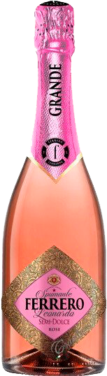 картинка Ферреро Леонардо игристое полусладкое розовое магазин Winner являющийся официальным дистрибьютором в России 