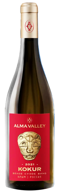 картинка Вино сортовое сухое белое Кокур Альма Велли 0,75 л от магазина Winner