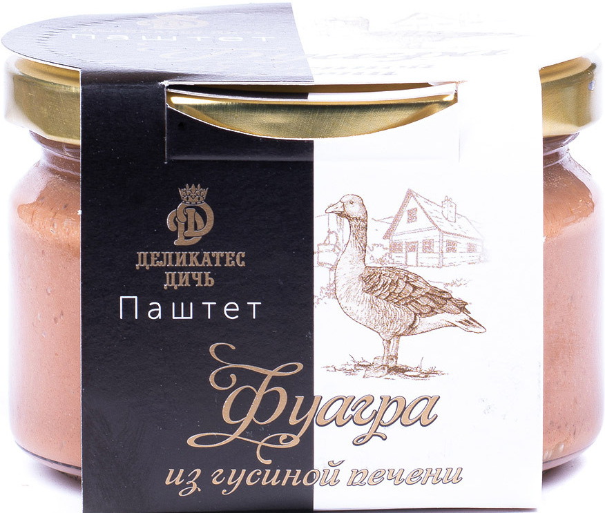картинка Паштет из гусиной печени фуагра стекло 200 г магазин Winner являющийся официальным дистрибьютором в России 