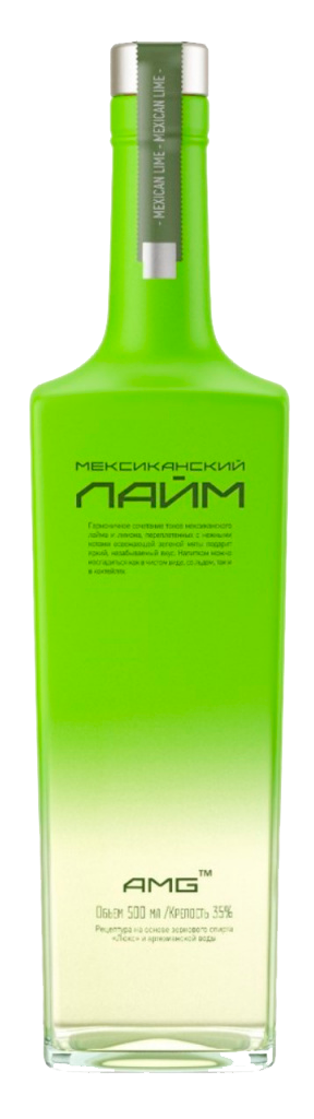 картинка Настойка АМГ Мексиканский лайм полусладкая 0,5 л магазин Winner являющийся официальным дистрибьютором в России 