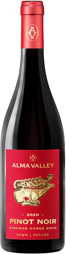 картинка Вино сортовое сухое красное Пино Нуар Альма Велли 0,75 л от магазина Winner